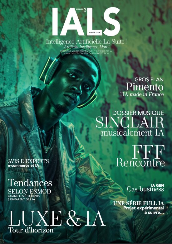 Couverture IALS Magazine, numéro Luxe et IA